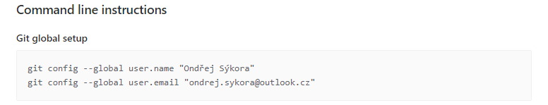 Detail projektu - Příkazová řádka