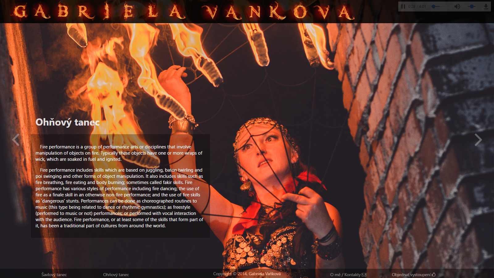 Gabriela Vaňková - Web